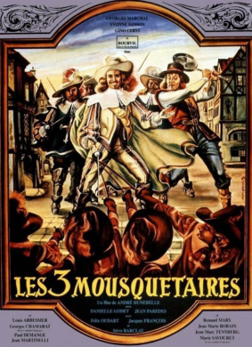 三剑客Trois mousquetaires, Les 爱情冒险电影封面